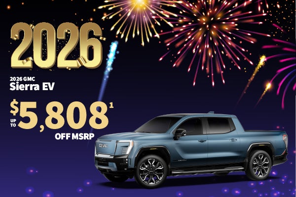 2026 GMC Sierra EV - up to $5808 off MSRP