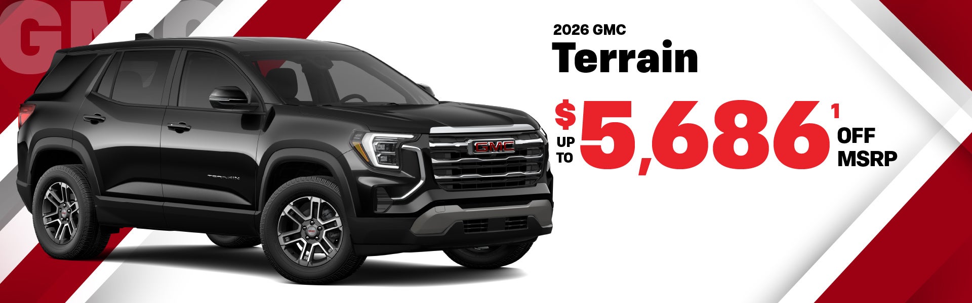 2026 GMC Terrain - up to $5686 off MSRP