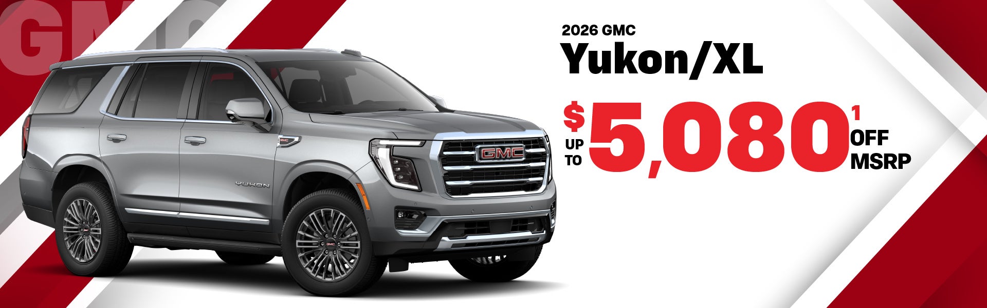 2026 GMC Yukon - up to $5,080 OFF MSRP