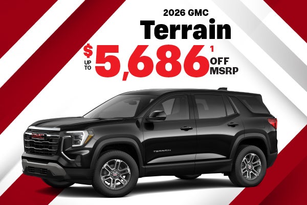2026 GMC Terrain - up to $5686 off MSRP