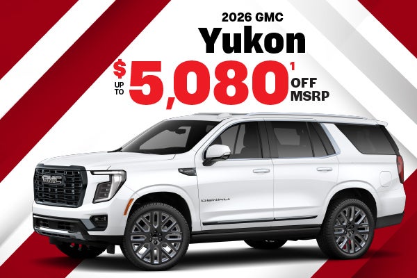 2026 GMC Yukon - up to $5,080 OFF MSRP