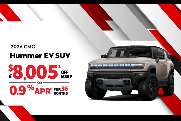 2026 GMC HUMMER EV SUV up to $7305 off or - 0.9% APR