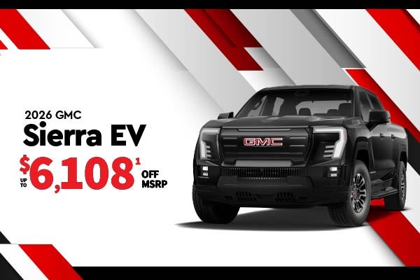 2026 GMC Sierra EV - up to $6108 off MSRP