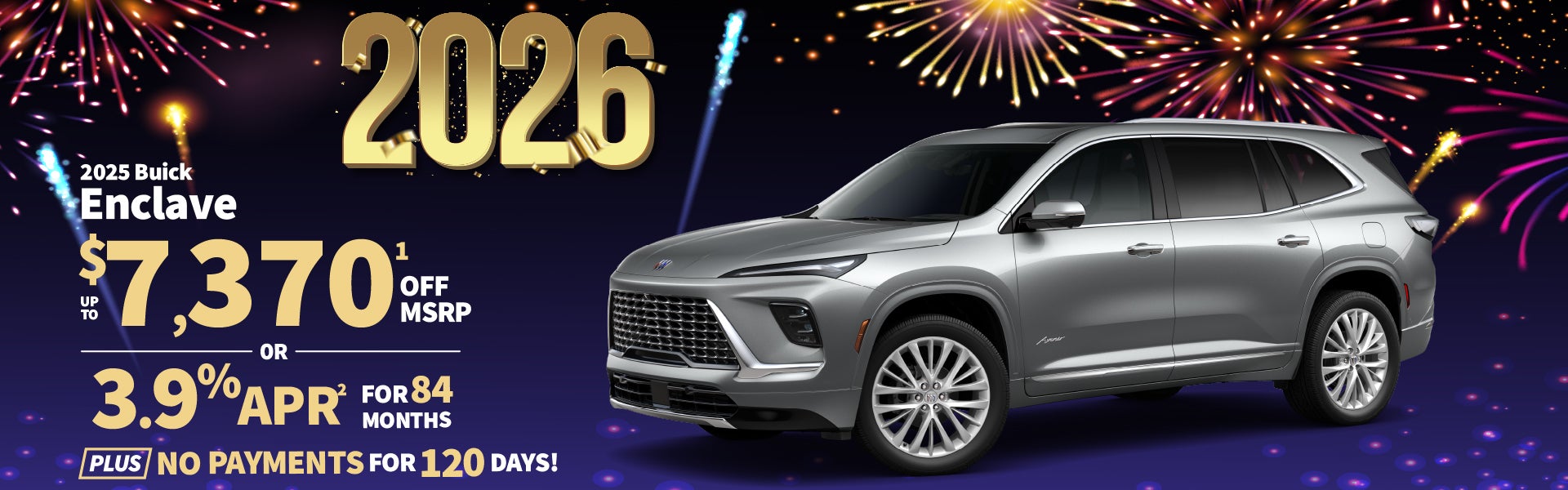 2025 Buick Enclave - up to $7370 off MSRP or 0.9% APR