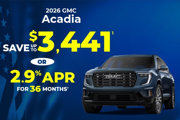 2026 GMC Acadia