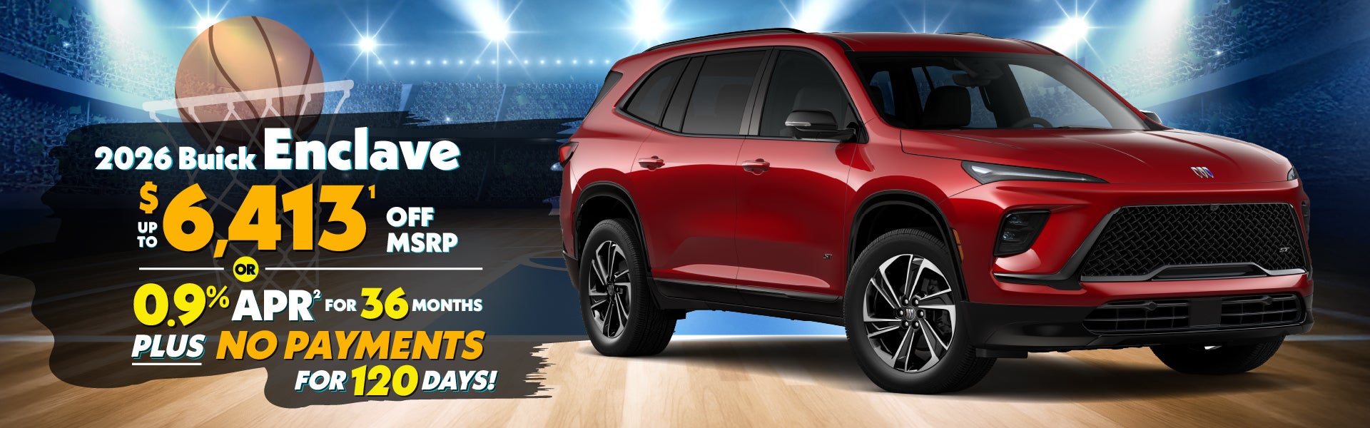2026 Buick Enclave - up to $6413 off MSRP or 0.9% APR