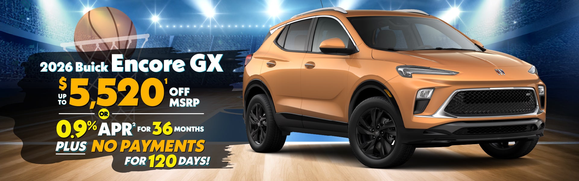 2026 Buick Encore GX - up to $5520 off MSRP or 0.9% APR