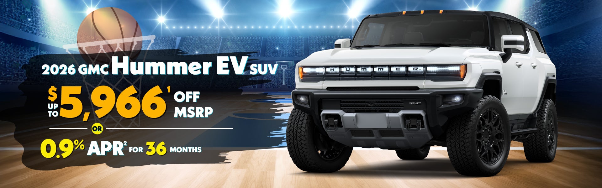 2026 GMC HUMMER EV SUV up to $5966 off or - 0.9% APR