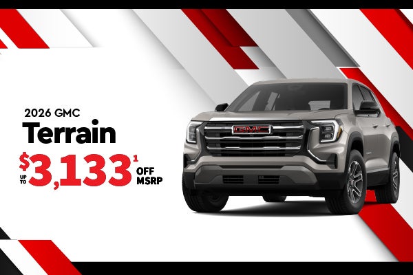 2026 GMC Terrain - up to $3133 off MSRP