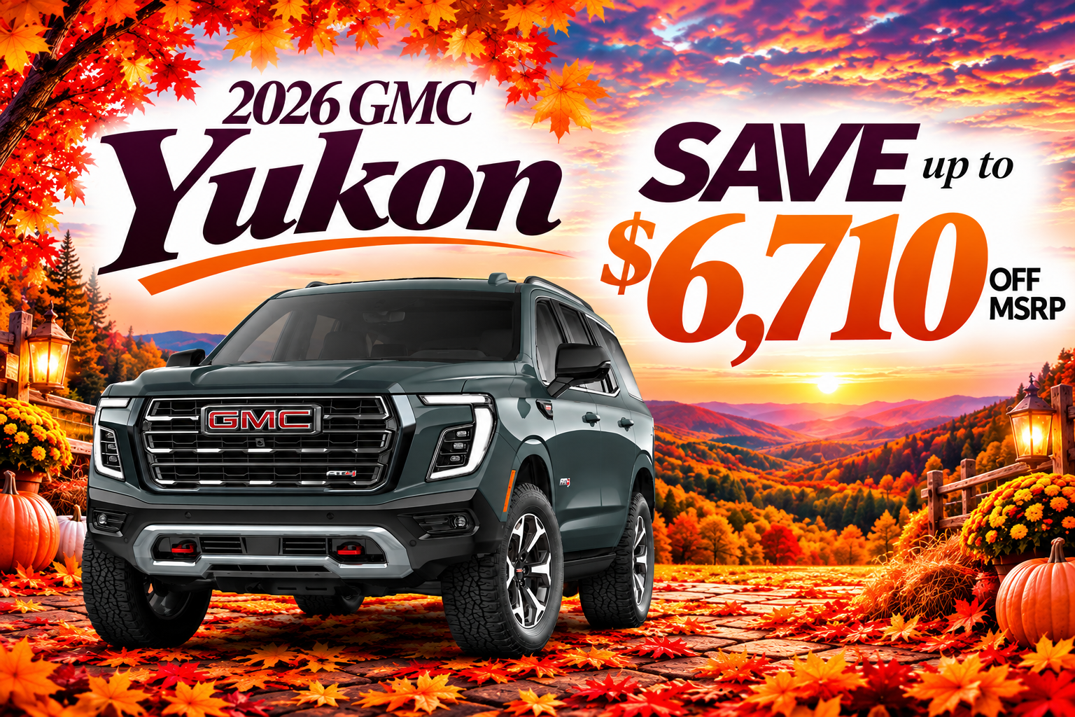 2026 GMC Yukon - up to $6,710 OFF MSRP