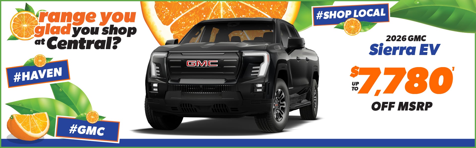 2026 GMC Sierra EV - up to $7780 off MSRP