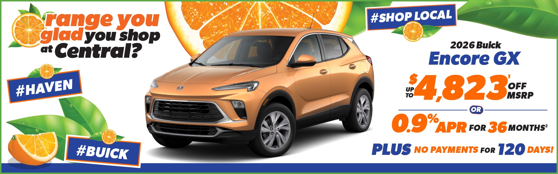 2026 Buick Encore GX - up to $4823 off MSRP or 0.9% APR