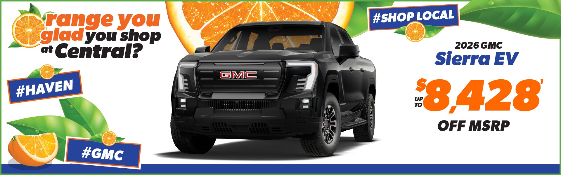 2026 GMC Sierra EV - up to $8428 off MSRP