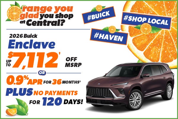 2026 Buick Enclave - up to $7112 off MSRP or 0.9% APR