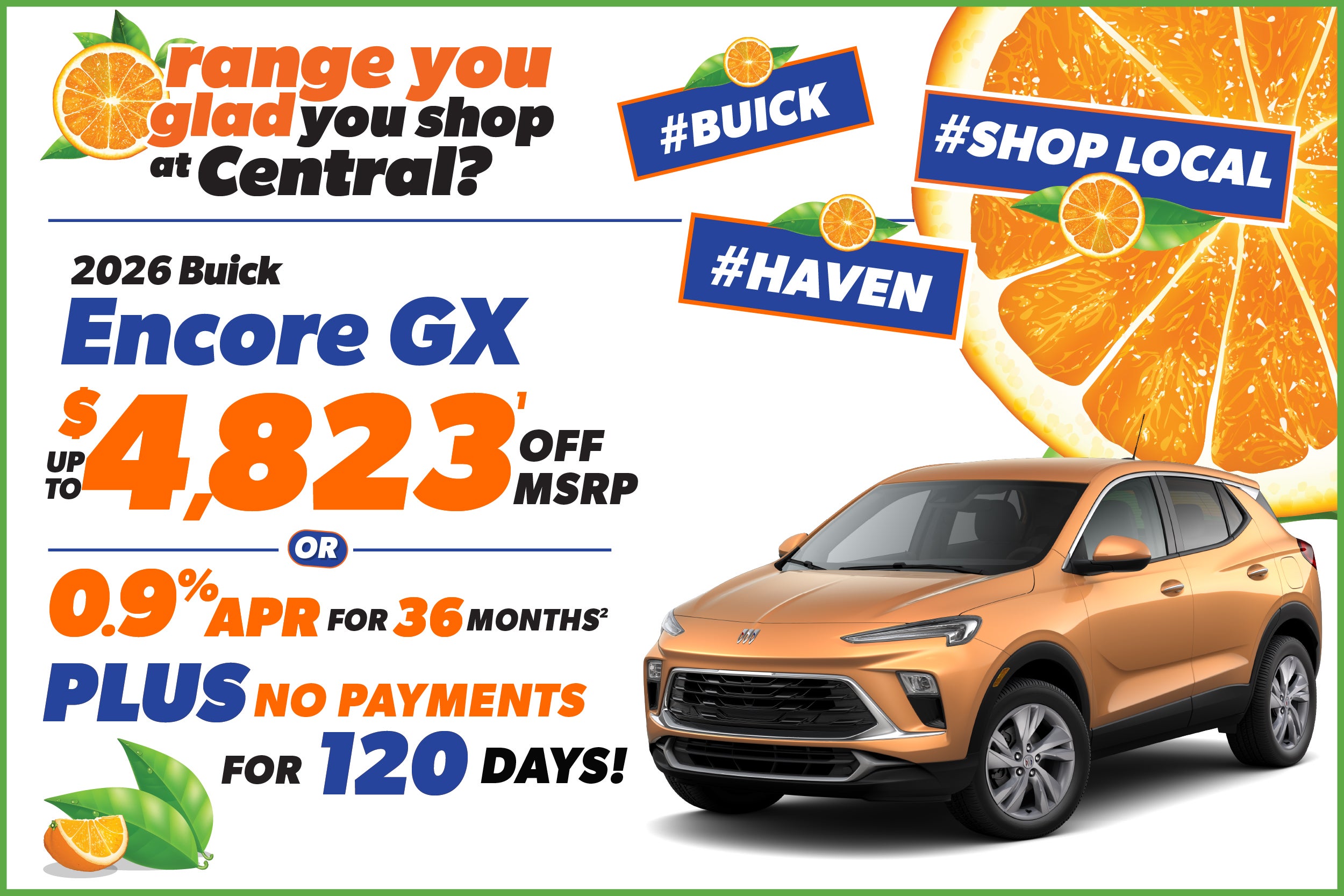 2026 Buick Encore GX - up to $4823 off MSRP or 0.9% APR
