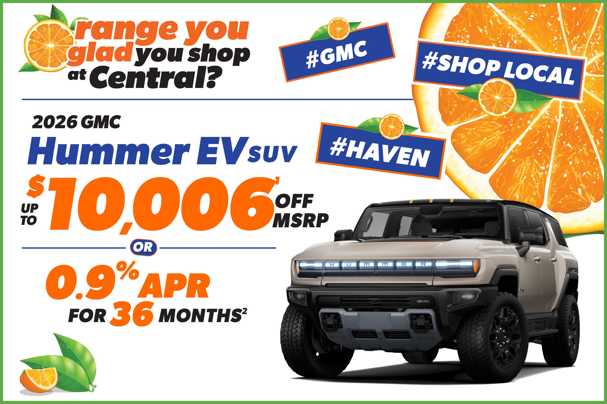 2026 GMC HUMMER EV SUV up to $10,006 off or - 0.9% APR