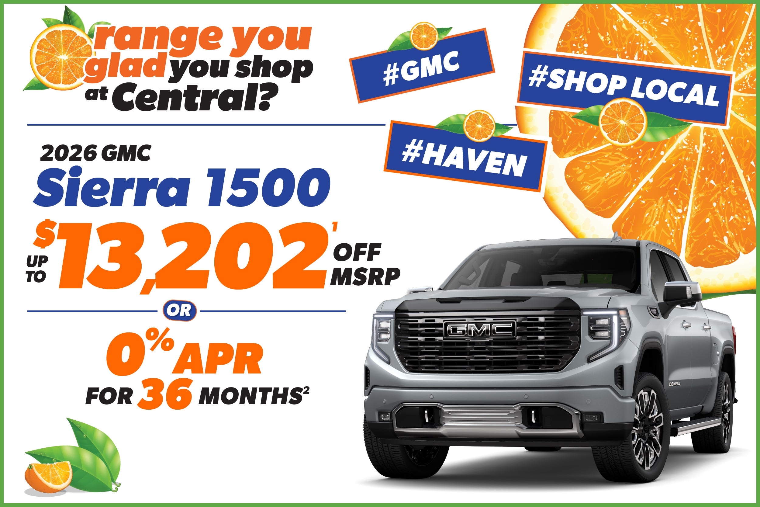 2026 GMC Sierra 1500 - up to $13,202 off MSRP or 0% APR