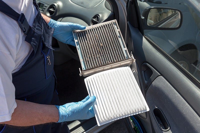 REPLACE AIR FILTER
